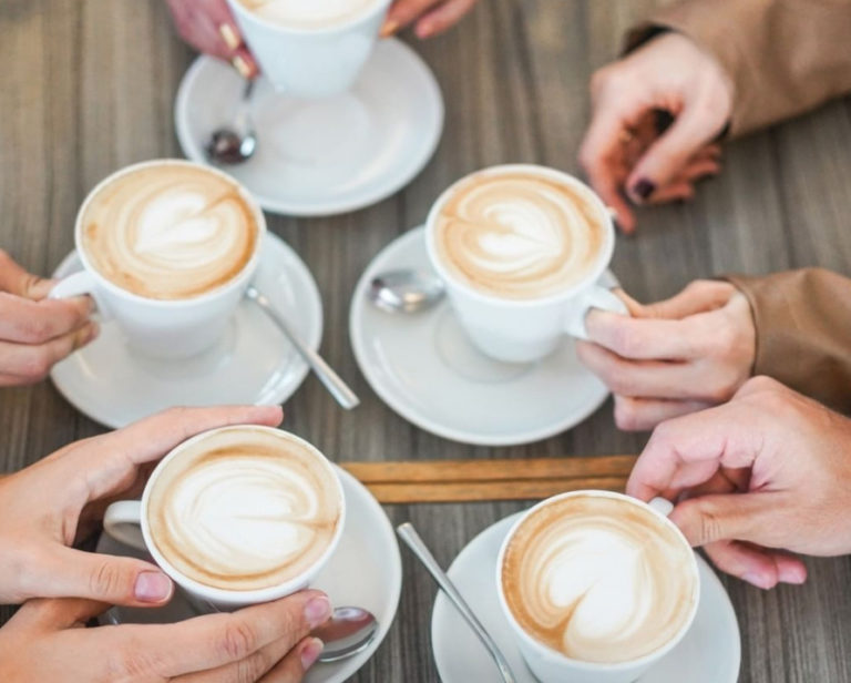 café con leche italiano