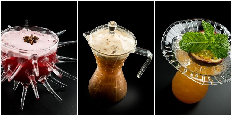 Tres de los cócteles con café creados por Javier de las Muelas / CEDIDAS