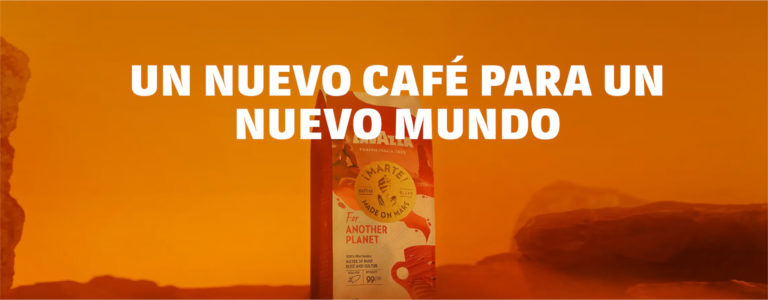 Café cultivado en Marte