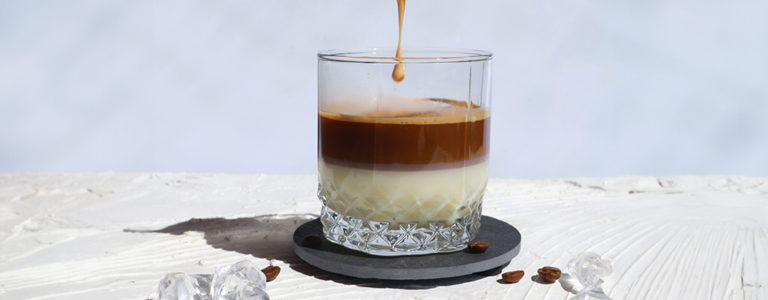 como hacer un cafe bombon