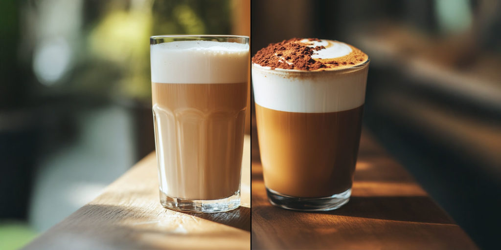 cafe con leche vs cappuccino