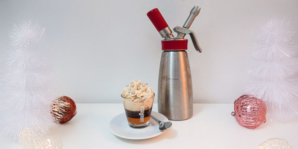 receta navideña con café y turron