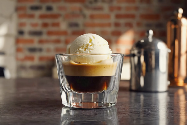 Affogato helado