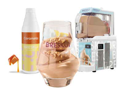 crema fria de cafe y maquina