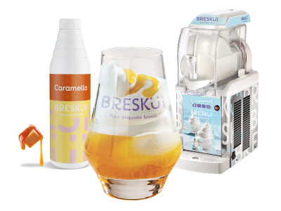 helado soft con maquina