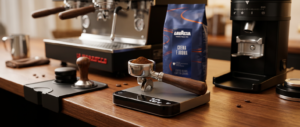 cuántos gramos de café por taza cafetería profesional Lavazza dosificación