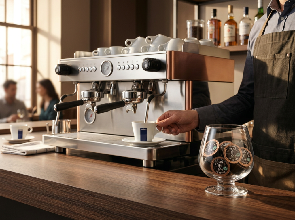 máquina cápsulas Lavazza BLUE profesional restaurante España