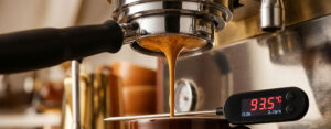 temperatura caldera cafetera espresso profesional cafetería extracción correcta
